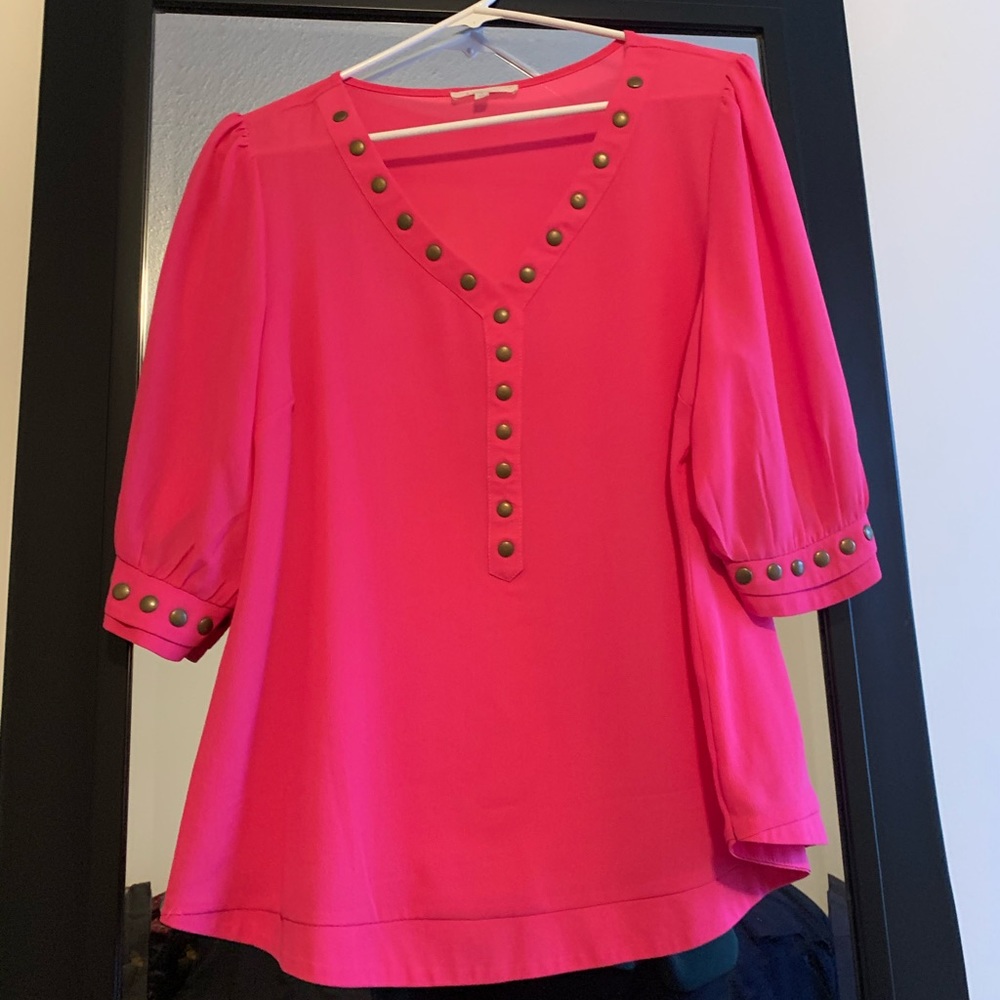 41 Hawthorn Stud Detail Blouse